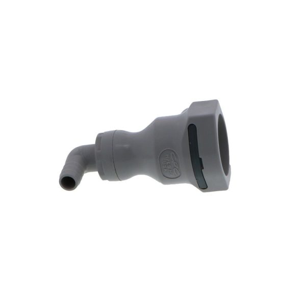 UDC Valved Elbow Hose Barb Coupling Body - 3 8 ID Barb Buna-N O-Ring Cheap - Image 3
