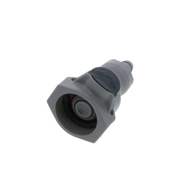 UDC Valved In-Line Hose Barb Coupling Body - 3 8 ID Barb Silicone O-Ring Supply - Image 2