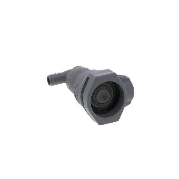 UDC Valved Elbow Hose Barb Coupling Body - 3 8 ID Barb Buna-N O-Ring Cheap - Image 4
