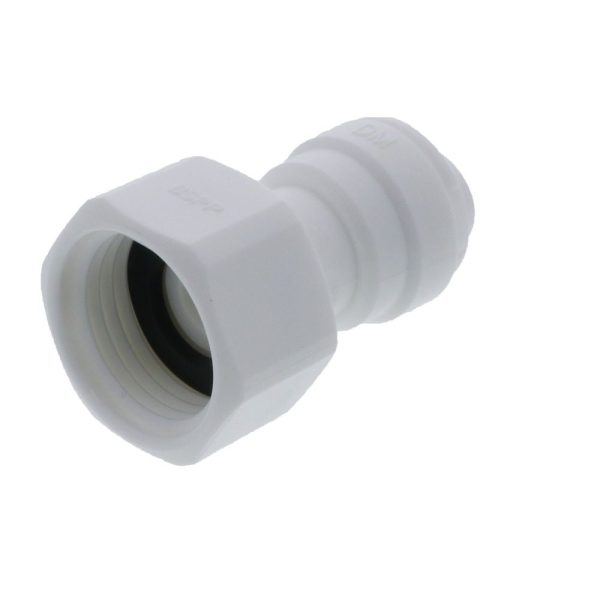 DMfit Female BSPP Connector Flat Type - 3 8  Push-in x 1 2 BSP(P) Online Hot Sale
