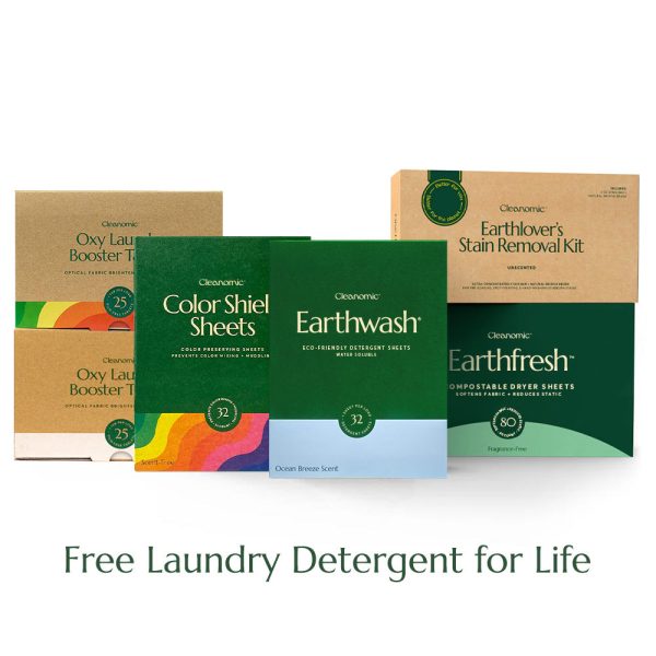 Laundry Bundle: Free* Laundry Detergent for Life Supply