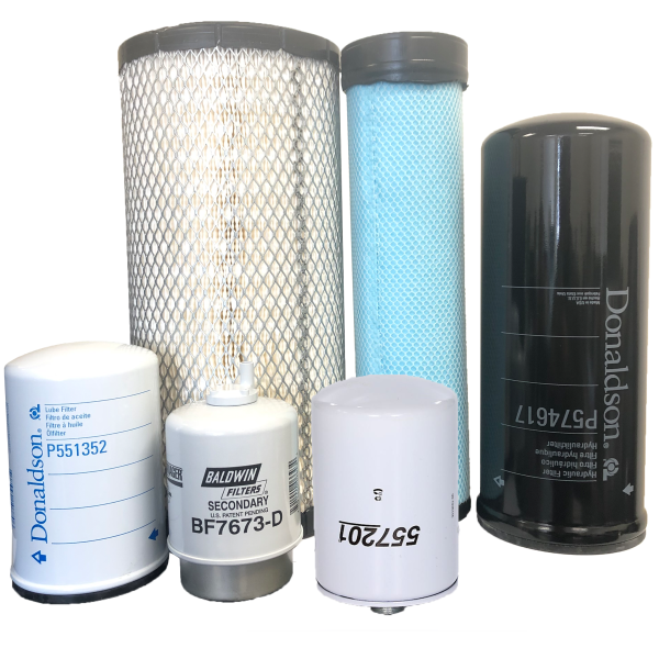 CFKIT 1000 2000 HR Filter Kit Compatible with JD 210LE Backhoe Loader w  PowerTech 4045 Eng. Online now - Image 2